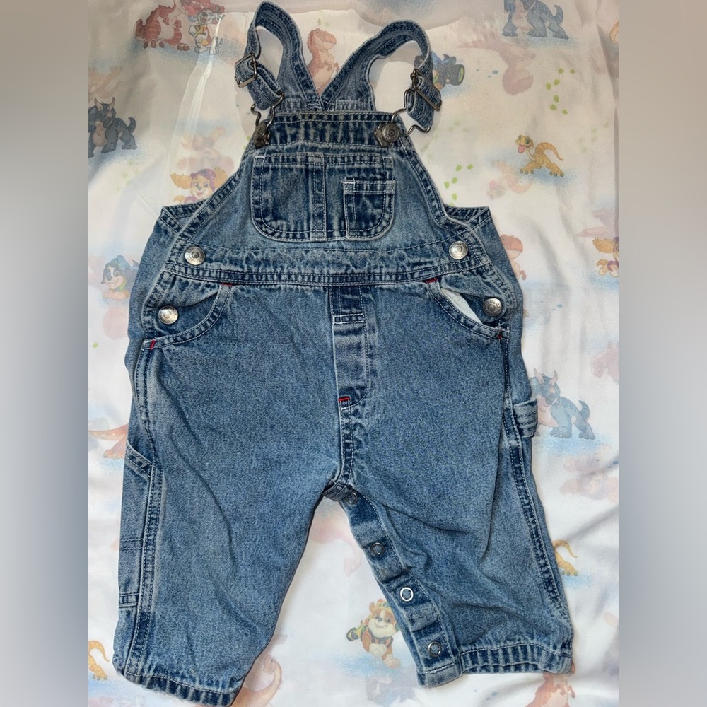 Classic Baby GAP The Perfect Fit Denim Overall Pants 9-12 Months